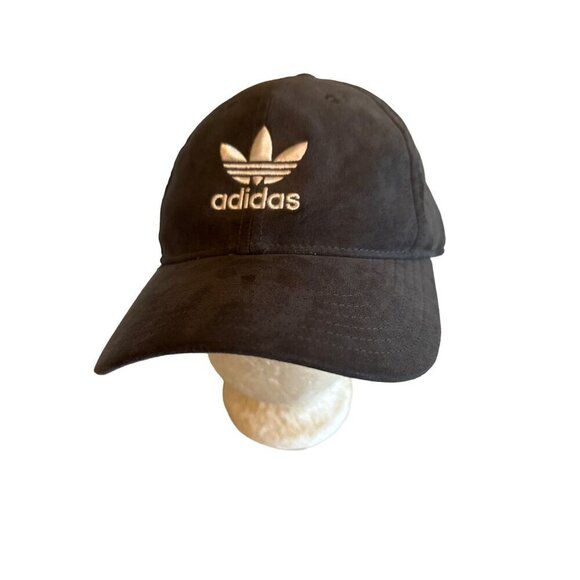 Adidas OSFM Black Baseball Cap Adjustable Strap - Picture 1 of 6
